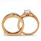 Rose Gold Rings TK3264 Rose Gold - Stainless Steel Ring with AAA Grade CZ