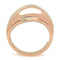 Silver Jewelry Rings Rose Gold Wedding Rings GL157 Rose Gold - Brass Ring Alamode Fashion Jewelry Outlet