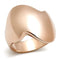 Silver Jewelry Rings Rose Gold Wedding Rings GL160 Rose Gold - Brass Ring Alamode Fashion Jewelry Outlet