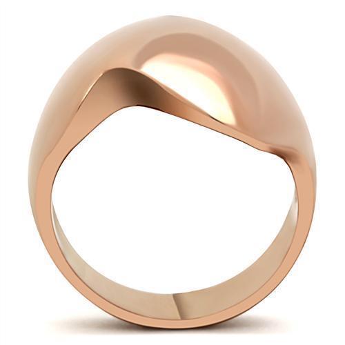 Silver Jewelry Rings Rose Gold Wedding Rings GL160 Rose Gold - Brass Ring Alamode Fashion Jewelry Outlet