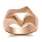 Silver Jewelry Rings Rose Gold Wedding Rings GL161 Rose Gold - Brass Ring Alamode Fashion Jewelry Outlet