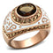 Silver Jewelry Rings Rose Gold Wedding Rings GL203 Rose Gold - Brass Ring with Synthetic Alamode Fashion Jewelry Outlet