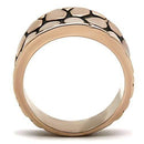 Silver Jewelry Rings Rose Gold Wedding Rings GL204 Rose Gold - Brass Ring Alamode Fashion Jewelry Outlet