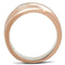 Silver Jewelry Rings Rose Gold Wedding Rings GL209 Rose Gold - Brass Ring Alamode Fashion Jewelry Outlet