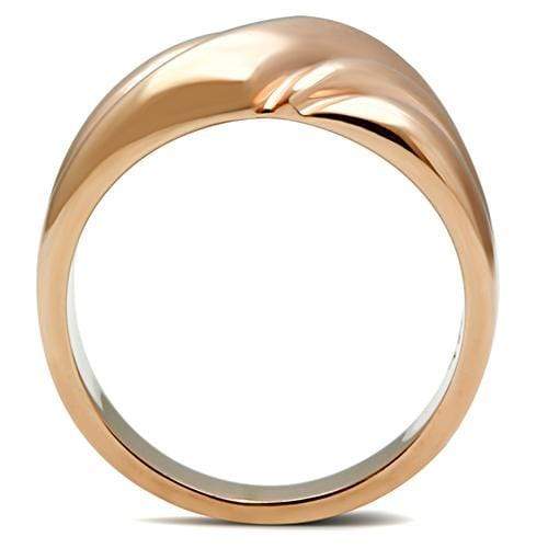 Silver Jewelry Rings Rose Gold Wedding Rings GL214 Rose Gold - Brass Ring Alamode Fashion Jewelry Outlet