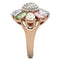 Silver Jewelry Rings Rose Gold Wedding Rings GL224 Rose Gold - Brass Ring with AAA Grade CZ Alamode Fashion Jewelry Outlet