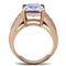 Silver Jewelry Rings Rose Gold Wedding Rings GL236 Rose Gold - Brass Ring with AAA Grade CZ Alamode Fashion Jewelry Outlet