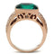 Silver Jewelry Rings Rose Gold Wedding Rings GL240 Rose Gold - Brass Ring with Synthetic Alamode Fashion Jewelry Outlet
