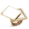 Silver Jewelry Rings Rose Gold Wedding Rings LO2971 Rose Gold Brass Ring with Synthetic Alamode Fashion Jewelry Outlet