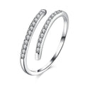 Silver Jewelry Rings Round Design High Quality Sterling Silver Ring TIY