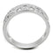 Silver Engagement Rings TS354 Rhodium 925 Sterling Silver Ring with CZ