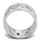 Silver Engagement Rings TS372 Rhodium 925 Sterling Silver Ring with CZ