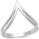 Silver Pinky Ring Mens 3W1383 Rhodium 925 Sterling Silver Ring