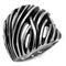 Silver Ring For Men TK2338 Stainless Steel Ring with Epoxy in Jet