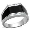 Silver Jewelry Rings Silver Rings For Men TS223 Rhodium 925 Sterling Silver Ring with CZ Alamode Fashion Jewelry Outlet