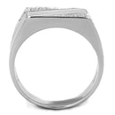 Silver Jewelry Rings Silver Rings For Men TS230 Rhodium 925 Sterling Silver Ring with CZ Alamode Fashion Jewelry Outlet