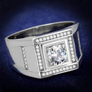 Silver Jewelry Rings Silver Rings For Men TS386 Rhodium 925 Sterling Silver Ring with CZ Alamode Fashion Jewelry Outlet