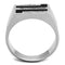 Silver Jewelry Rings Silver Rings For Men TS387 Rhodium 925 Sterling Silver Ring with CZ Alamode Fashion Jewelry Outlet