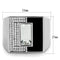 Silver Rings For Men TS388 Rhodium 925 Sterling Silver Ring with Crystal