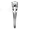 Silver Rings For Women TS470 Rhodium 925 Sterling Silver Ring with CZ