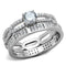 Silver Rings For Women TS499 Rhodium 925 Sterling Silver Ring with CZ