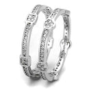 Silver Rings For Women TS503 Rhodium 925 Sterling Silver Ring with CZ