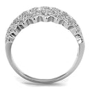 Silver Rings For Women TS517 Rhodium 925 Sterling Silver Ring with CZ