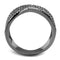 Silver Rings TS522 Ruthenium 925 Sterling Silver Ring with AAA Grade CZ