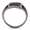 Silver Jewelry Rings Silver Rings TS533 Rhodium + Ruthenium 925 Sterling Silver Ring in Ruby Alamode Fashion Jewelry Outlet