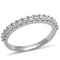 Silver Rings TS534 Rhodium 925 Sterling Silver Ring with AAA Grade CZ