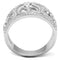 Silver Rings TS573 Rhodium 925 Sterling Silver Ring with AAA Grade CZ