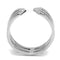 Silver Rings TS574 Rhodium 925 Sterling Silver Ring with AAA Grade CZ