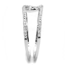 Silver Rings TS575 Rhodium 925 Sterling Silver Ring with AAA Grade CZ