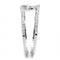 Silver Rings TS575 Rhodium 925 Sterling Silver Ring with AAA Grade CZ