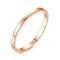 Silver Jewelry Rings Simple Design Women Rose Gold Plated 925 Silver Ring TIY