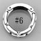 Silver Jewelry Rings Simple Engagement Rings 3W973 Stainless Steel Ring with Ceramic Alamode Fashion Jewelry Outlet