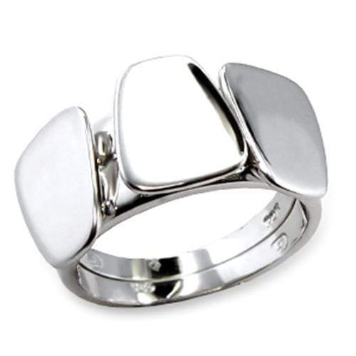 Silver Jewelry Rings Simple Engagement Rings 61518 Rhodium Brass Ring Alamode Fashion Jewelry Outlet