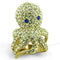 Simple Gold Rings TK1640 Gold - Stainless Steel Ring with Top Grade Crystal