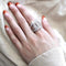 Simple Rings 3W1448 Rhodium Brass Ring with AAA Grade CZ