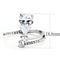 Smart Ring DA130 Stainless Steel Ring with AAA Grade CZ