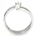 Smart Ring DA134 Stainless Steel Ring with AAA Grade CZ