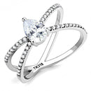 Smart Ring DA135 Stainless Steel Ring with AAA Grade CZ