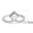 Smart Ring DA136 Stainless Steel Ring with AAA Grade CZ