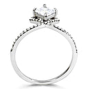 Smart Ring DA136 Stainless Steel Ring with AAA Grade CZ