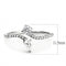 Smart Ring DA138 Stainless Steel Ring with AAA Grade CZ