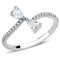 Smart Ring DA139 Stainless Steel Ring with AAA Grade CZ