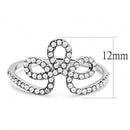 Smart Ring DA141 Stainless Steel Ring with AAA Grade CZ