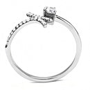 Smart Ring DA145 Stainless Steel Ring with AAA Grade CZ