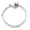 Smart Ring DA145 Stainless Steel Ring with AAA Grade CZ