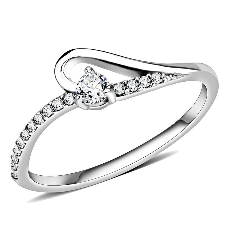 Smart Ring DA148 Stainless Steel Ring with AAA Grade CZ